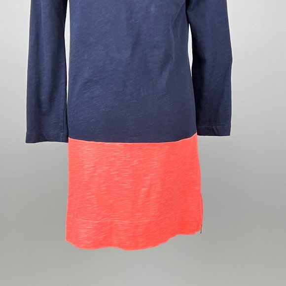 J Crew Maritime Colorblock Navy Peach Dress XS - Picture 10 of 13